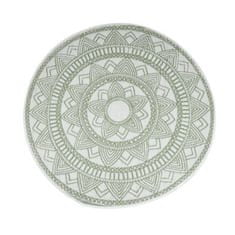 ModernHome Podlahová rohož Mandala zelená 150 cm