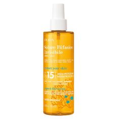 Pupa Dvojfázový sprej na opaľovanie SPF 15 (Invisible Two- Phase Sunscreen) 200 ml