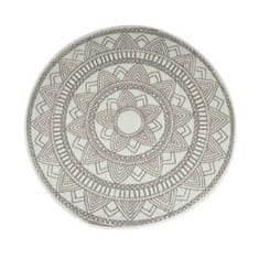 ModernHome Podlahová rohož Mandala sivá 150 cm