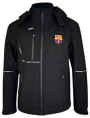 FAN SHOP SLOVAKIA Bunda FC Barcelona, softshell, čierna | M