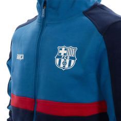 FAN SHOP SLOVAKIA Detská mikina FC Barcelona, modrá, kapucňa, zips | 13-14r