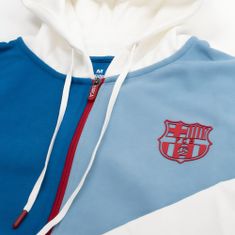 FAN SHOP SLOVAKIA Mikina FC Barcelona, modrá, kapucňa, zips | XL