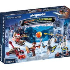 Playmobil Adventný kalendár 71346 Novelmore Boj na snehu