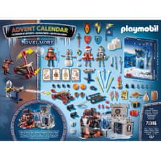 Playmobil Adventný kalendár 71346 Novelmore Boj na snehu