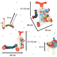 Solex Chodítko edukačné 5v1 53x48x38cm MUSICAL STROLLER