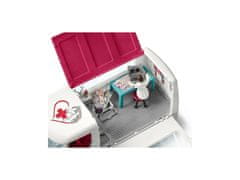 sarcia.eu Schleich Horse Club - Mobilná veterinárna ambulancia so žrebcem, figurky pre deti 5+