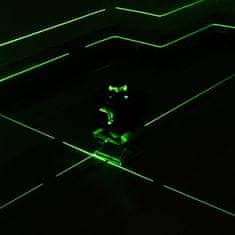 Northix Nivelačný laser - 360° - 16 meracích čiar - zelená 