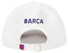 FAN SHOP SLOVAKIA Detská šiltovka FC Barcelona, biela, sieťovaná, 51-57 cm
