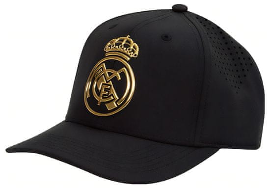 FAN SHOP SLOVAKIA Šiltovka Real Madrid FC, čierna a zlatá, 56-61 cm