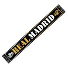 FAN SHOP SLOVAKIA Šál Real Madrid FC, čierna, 142x19 cm