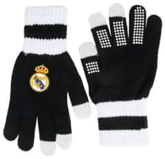 FAN SHOP SLOVAKIA Rukavice Real Madrid FC, čierno-biele, protišmykové, S