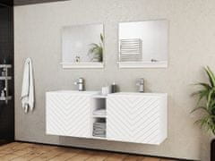 Veneti Zostava do kúpeľne PRESTA 6 - biela + 2x umývadlo a sifón ZDARMA