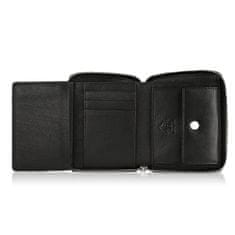 Brødrene Pánska kožená elegantná peňaženka Black G-05L RFID