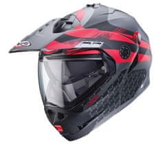 Caberg Helma na moto Tourmax X Sarabe matt gun metal/black/red vel´. S