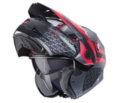 Caberg Helma na moto Tourmax X Sarabe matt gun metal/black/red vel´. S