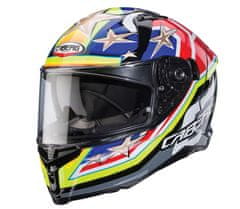 Caberg Helma na moto Avalon X Track black/yellow fluo/red fluo/blue vel´. L