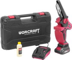 Worcraft Píla Worcraft CHS-S20LiBM ShareSYS, 20V Li-Ion, ručná, mini, reťazová, bezuhlíková, lišta 15 cm, SET v kufri (náhrada 114853)