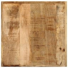 Petromila vidaXL Barový stôl 55x55x107 cm masívne mangové drevo a železo