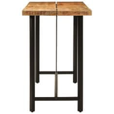 Petromila vidaXL Barový stôl 180x70x107 cm masívne mangové drevo a železo