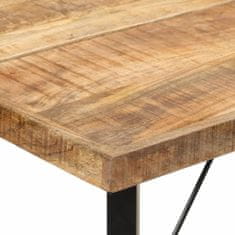Petromila vidaXL Barový stôl 180x70x107 cm masívne mangové drevo a železo