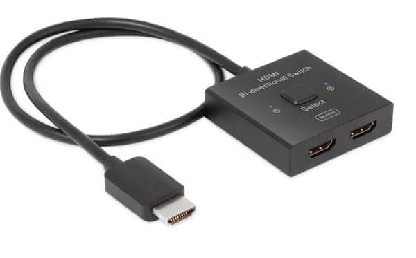 Club 3D adaptér HDMI na 2×HDMI Obojstranný 2v1, 8K60Hz, 4K120Hz (CSV-1384)