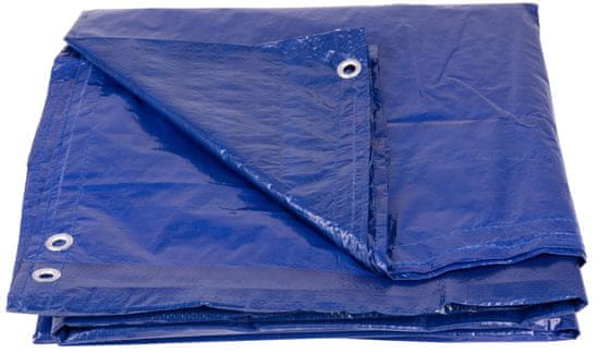 Strend Pro Plachta Tarpaulin Poolco 5,5 m ,120 g/m, zakrývacia, modrá, okrúhla, s okami