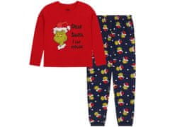 sarcia.eu Vianočná detská pyžama Grinch, pyžamo s dlhými nohavicami 5-6 lat 116 cm