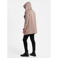 OMBRE Pánska dlhá mikina PARIS beige MDN123930 XL