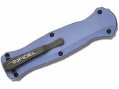 Benchmade 3300-2301 Infidel Crater Blue vyskakovací nôž 9,9 cm, modrá, hliník, limitovaná edícia