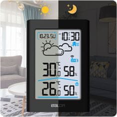 Baldr Meteorologická stanica s displejom BD-911 čierna