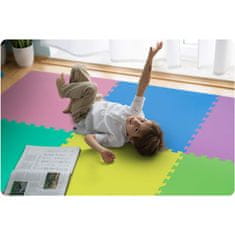 Ricokids Penová podložka na puzzle 180x180cm 9 ks viacfarebná