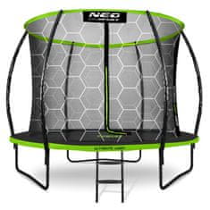 Neo-Sport Profilovaná záhradná trampolína 10ft/312cm s vnútornou sieťou Neo-Sport