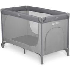 Ricokids Cestovná postieľka 125 x 65 x 78 cm RK-240 sivá