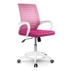 Sofotel Kancelárska stolička Sofotel Batura micro mesh bielo-ružová