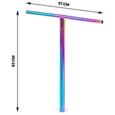 Soke Riadidlá T-Bar Soke pre výkonný skúter neochrom 63 cm