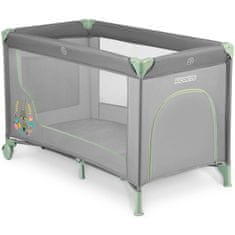 Ricokids Cestovná postieľka 125 x 65 x 78 cm RK-240 mint grey