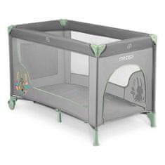 Ricokids Cestovná postieľka 125 x 65 x 78 cm RK-240 mint grey