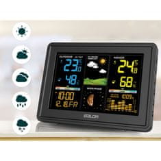 Baldr Meteorologická stanica s displejom BD-907 čierna