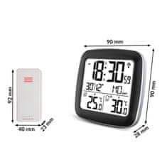 Berdsen Meteorologická stanica s displejom BD-903 strieborná