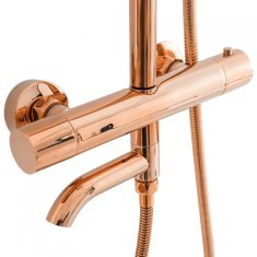 REA Lungo sprchový set s termostatom, rose gold REA-P6606 - Rea