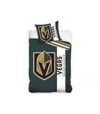 Carbotex Bavlnené hokejové obliečky VEGAS GOLDEN KNIGHTS BELT 140x200 + 70x90 cm