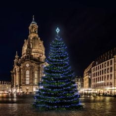 DecoLED LED svetelná sada na vianočné stromy vysoké 15-17 m, modrá