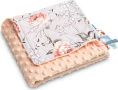 Sensillo MINKY DEKA PEACH MAGIC GARDEN 75 X 100