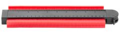 Strend Pro Šablóna na obkreslenie tvarov Strend Pro DG680, 250x101 mm, s uzamknutím vzoru a magnetom