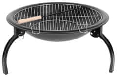 STREND PRO GRILL Ohnisko Strend Pro Homefire, BBQ, gril s roštom, na drevené uhlie, kovové, okrúhle, 545x400 mm