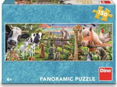 DINO Panoramatické puzzle Farma 150 dielikov