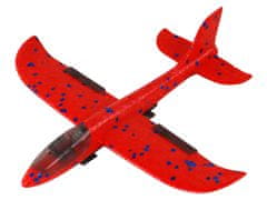 Mamido Červená pištoľ na vystreľovanie bublín v tvare lietadla