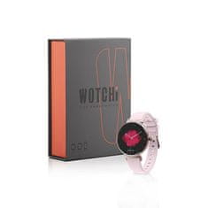 Wotchi AMOLED Smartwatch DM70 – Black - Pink