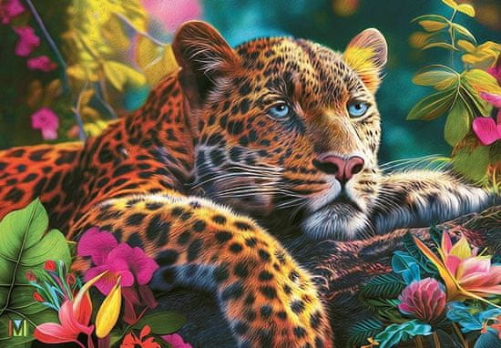 Cherry Pazzi Puzzle Ležiaci leopard 500 dielikov