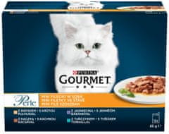 Gourmet PERLE multipack rybí a mäsový výber v šťave 72x85 g